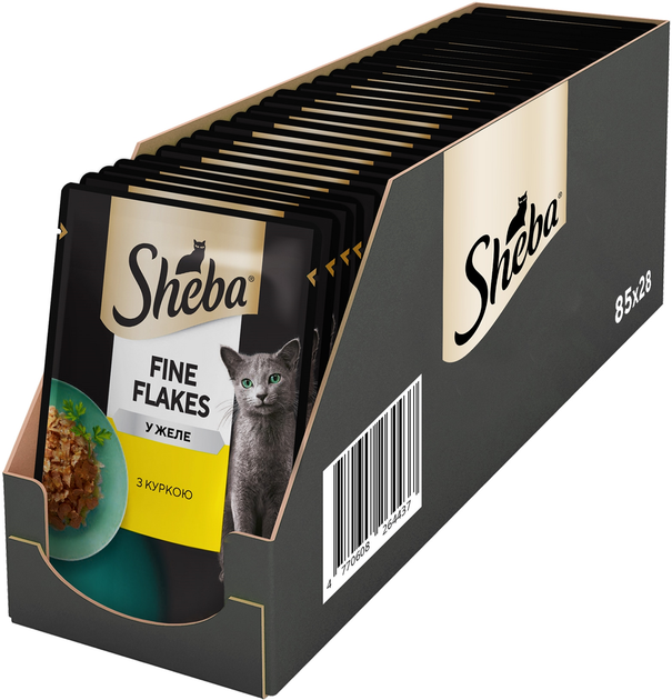 Sheba паучі для котів 85г*28шт (курка в желе)1