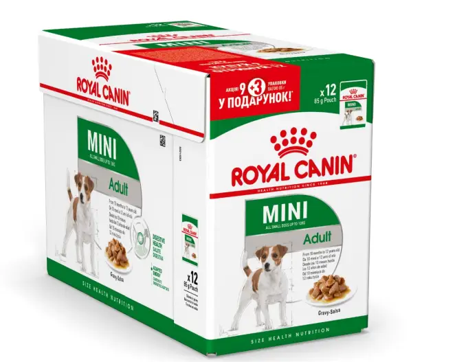Royal Canin Mini Adult 85г * 12шт - паучі для собак дрібних порід1