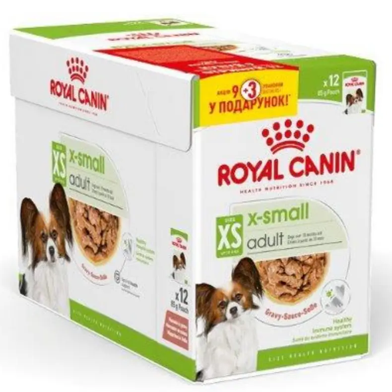 Royal Canin X-Small Adult паучі для собак мініатюрних розмірів 85г*12шт1