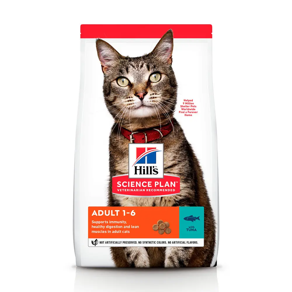 Hills SP Feline Adult 10кг корм для кішок (тунець)1