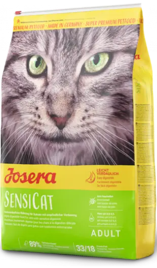 Josera SensiCat 10кг - корм для кішок з чутливим травленням...
