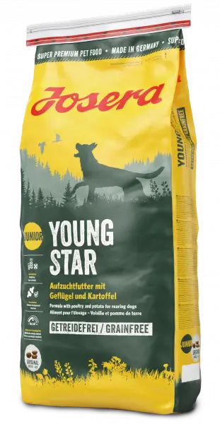 Josera Young Star 12,5 кг - беззерновий корм для цуценят середніх і великих порід від 8 тижнів1