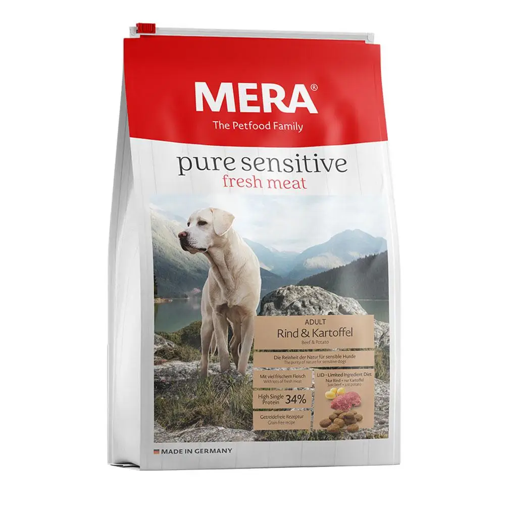 Mera Pure Sensitive Dog 12,5 кг беззерновий корм для собак ( яловичина)1