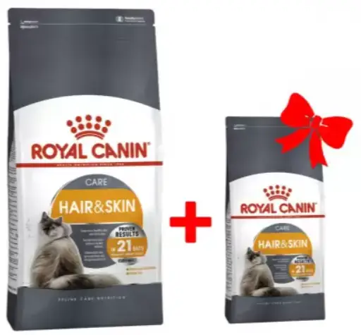 Royal Canin Hair&Skin 2 кг + 400 г корм для дорослих кішок із проблемною шкірою та шерстю1