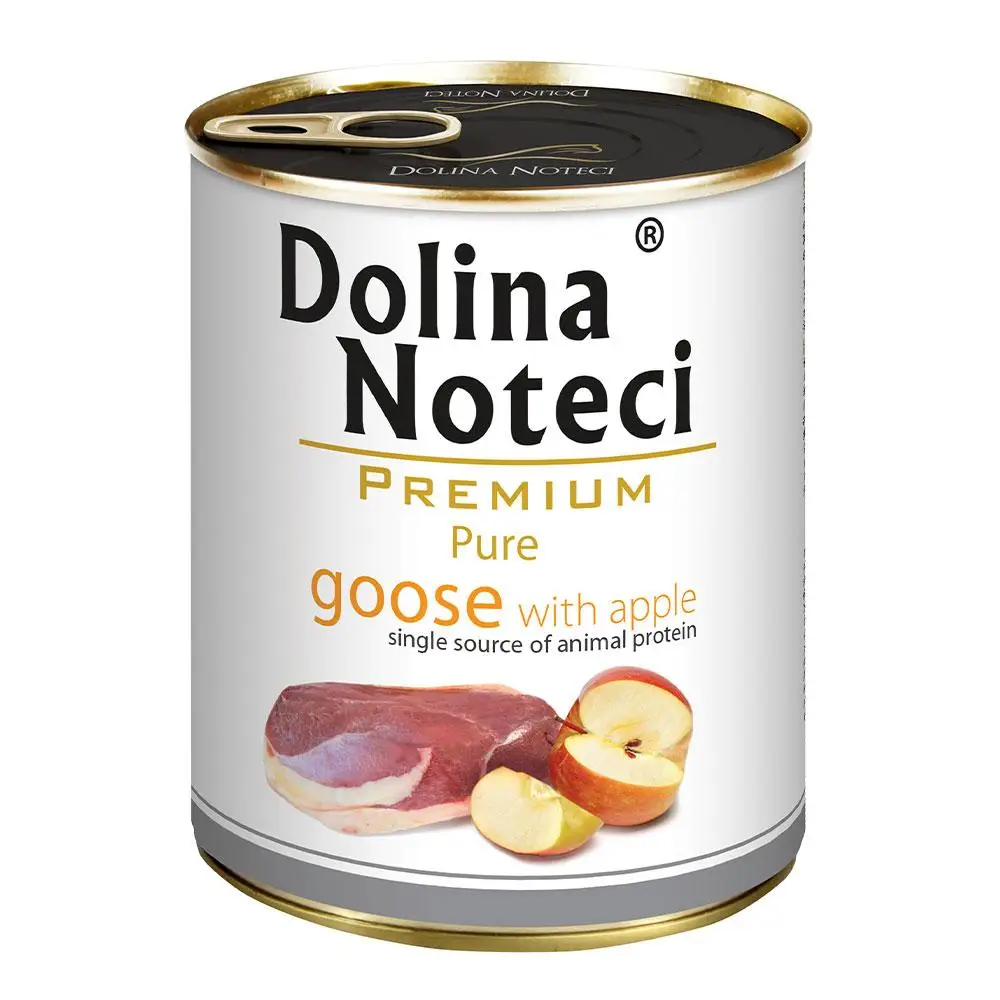 Dolina Noteci Pure консерва для собак схильних до алергії 800 г (гуска та яблуко)1