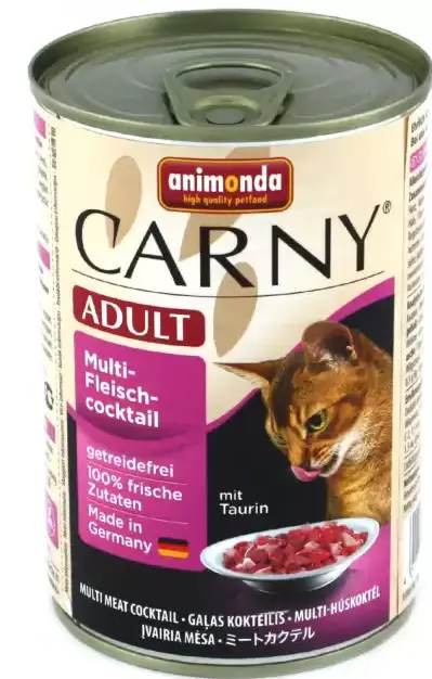 Animonda Carny консервы для кошек 400г (мясной коктейль)1