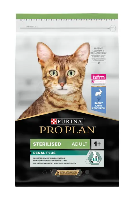 Purina Pro Plan Sterilised 1,5кг-корм для стерилізованих кішок і котів з кроликом1