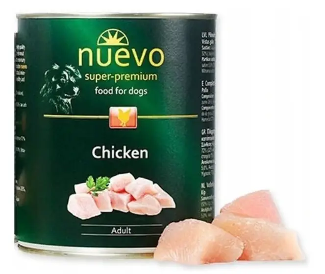 Nuevo Dog Adult 400 г - консерва для собак (курка)...