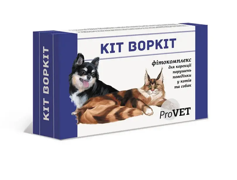 ProVET Кіт Воркіт фітокомплекс для котів та собак 20 мл (заспокійливий засіб)1