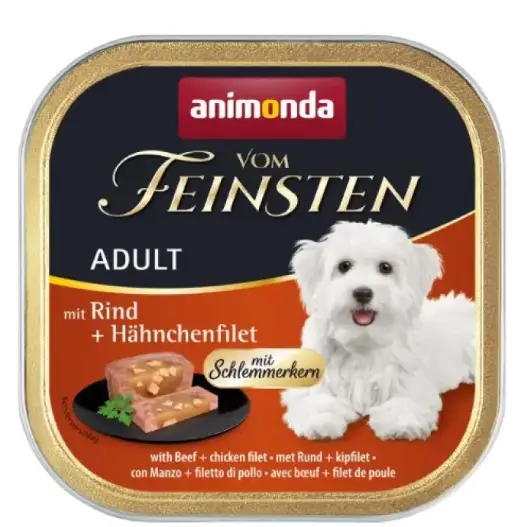 Animonda Vom Feinsten консерва для собак 150 г (яловичина та курка)1