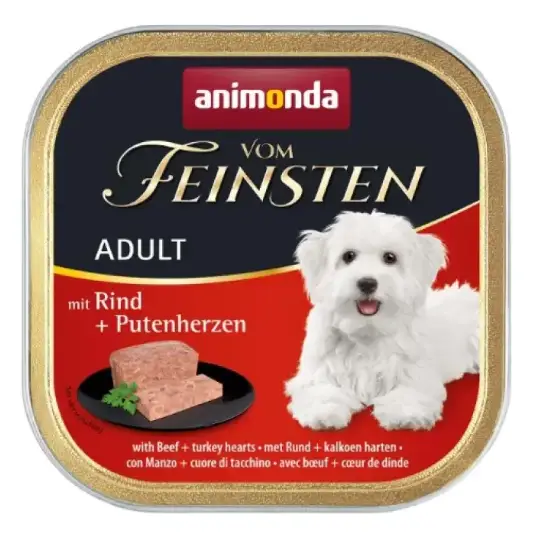 Animonda Vom Feinsten консерва для собак 150 г ( яловичина та індичина)1