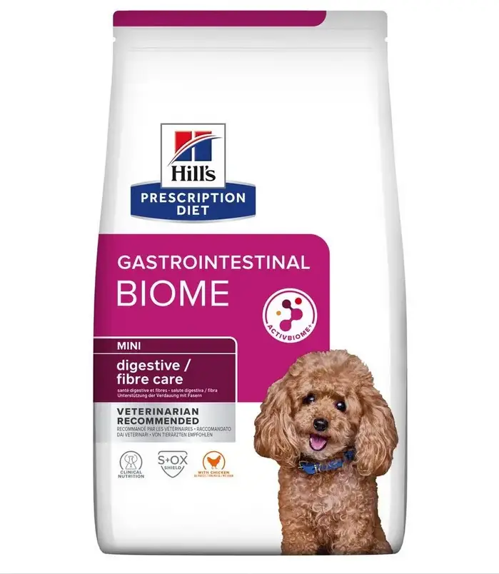 Hill's PD Gastrointestinal Biome Mini корм для собак дрібних порід при захворюваннях шлунково-кишкового тракту 3 кг1