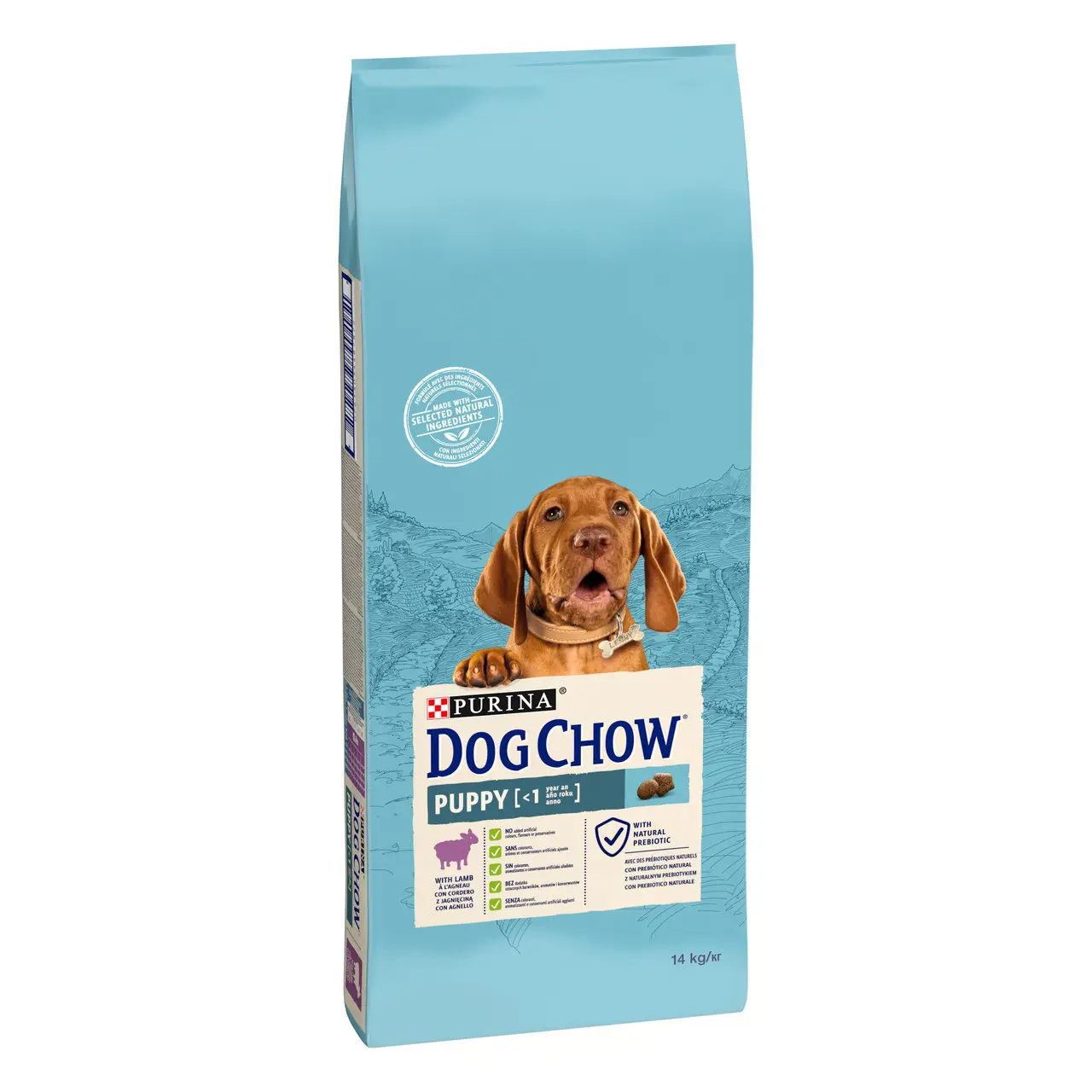 Dog Chow Puppy Lamb 14 кг для цуценят з ягнятком1