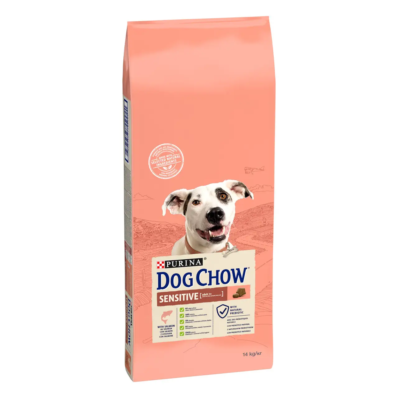 Purina Dog Chow Adult Sensitive 14 кг для собак з лососем1