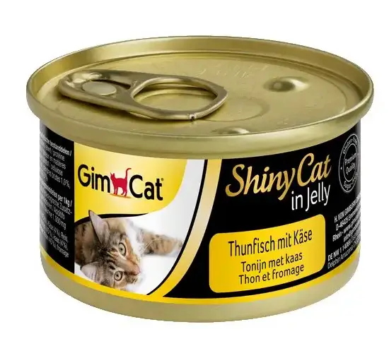 GimCat Shiny Cat консерви для кішок 70 г (тунець і сир)...