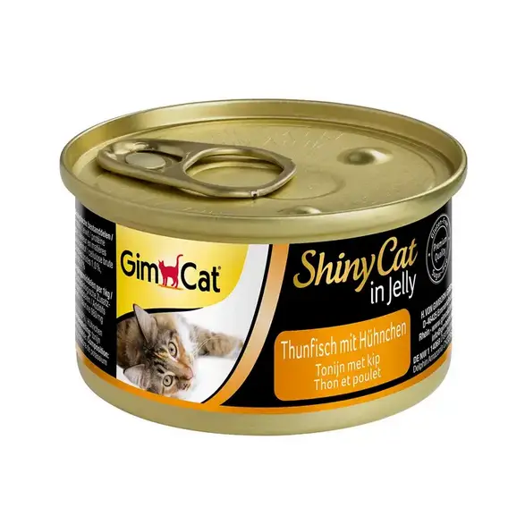 GimCat Shiny Cat консерви для кішок 70г (курица и тунец)...