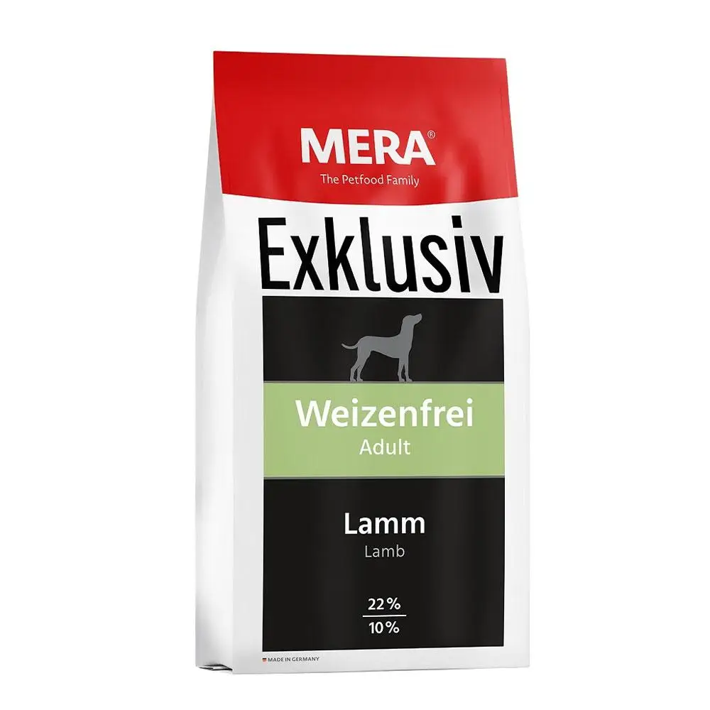 Mera Exklusiv Weizenfrei корм для собак 15 кг (ягня)1