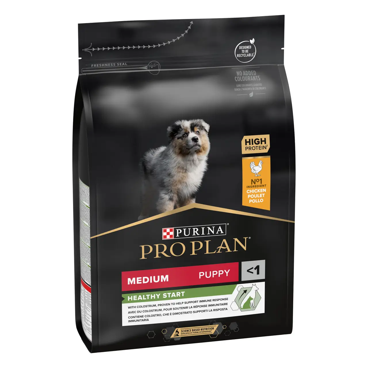 Purina Pro Plan Puppy Medium Optistart 3кг- для цуценят середніх порід з куркою1