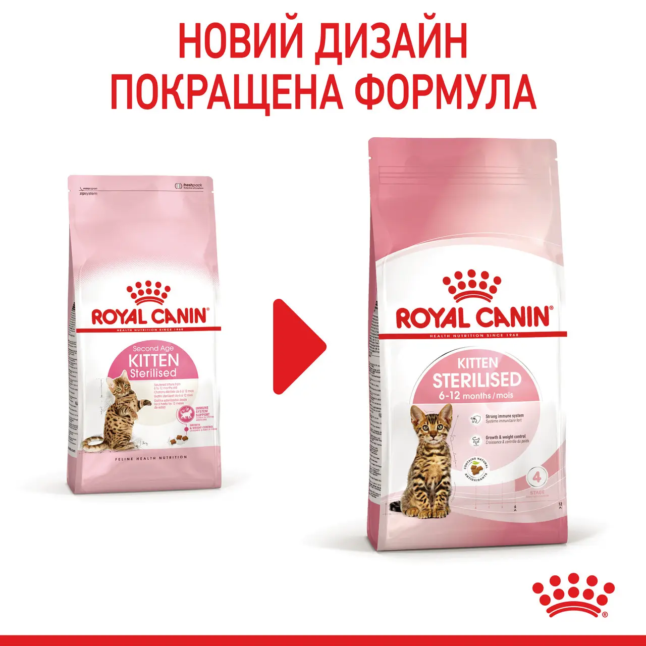 Royal Canin Kitten Sterilised 2кг в подарунок для стерилізованих кошенят5