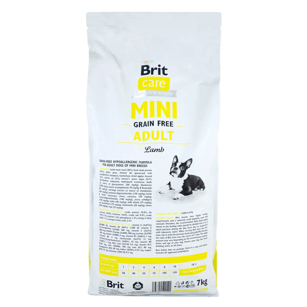 Brit Care Mini Adult Lamb 7кг -беззерновий корм з ягненкомдля дорослих собак малих порід3