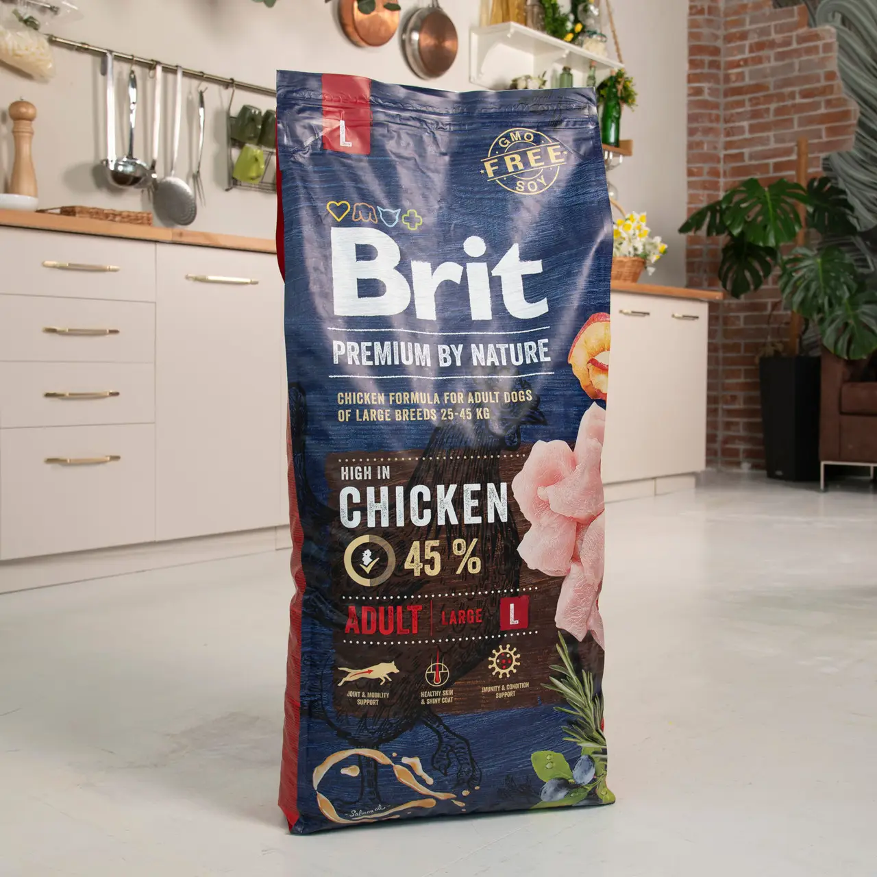 Brit Premium Adult L 15кг-корм для собак великих порід4