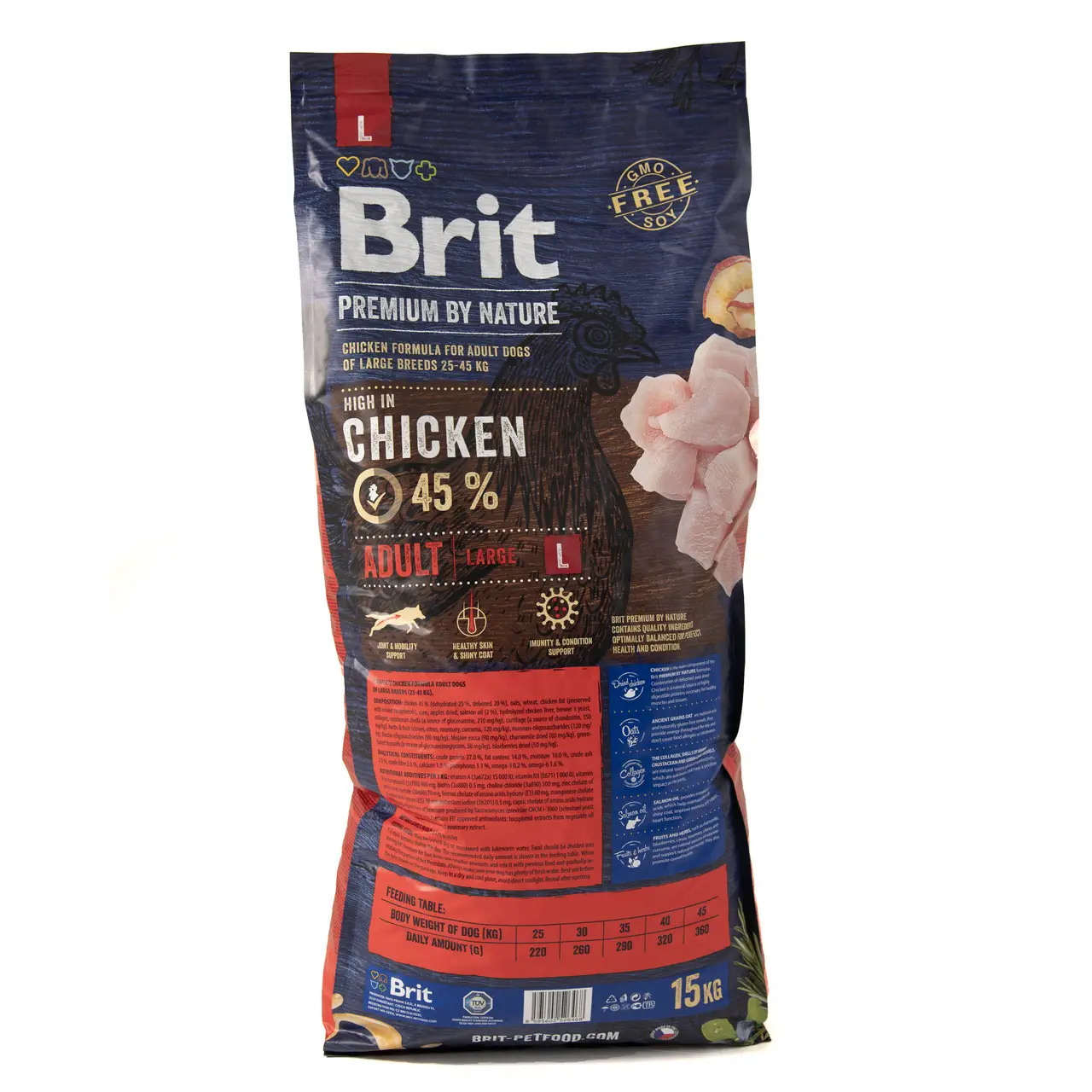 Brit Premium Adult L 15кг-корм для собак великих порід2