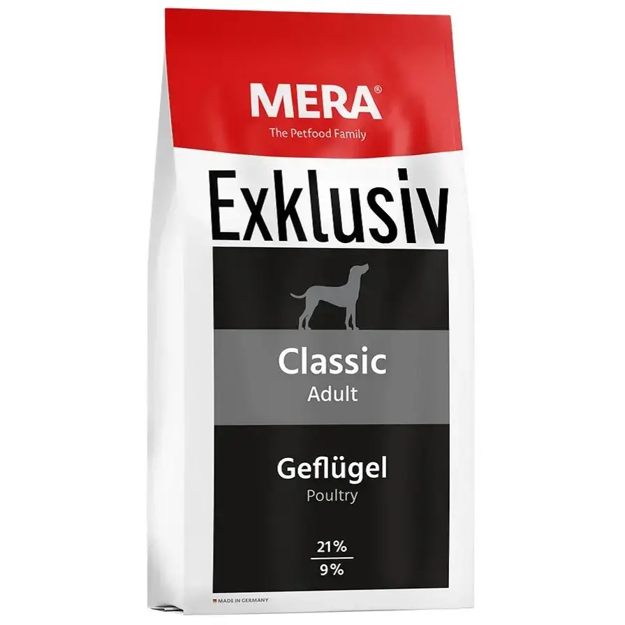 MERA Exklusiv Classic корм для дорослих собак з птицею 15 кг1