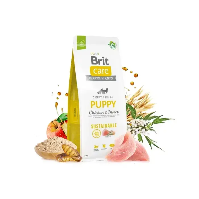 Brit Care Dog Sustainable Puppy 650г корм для щенков (курица 40%)2