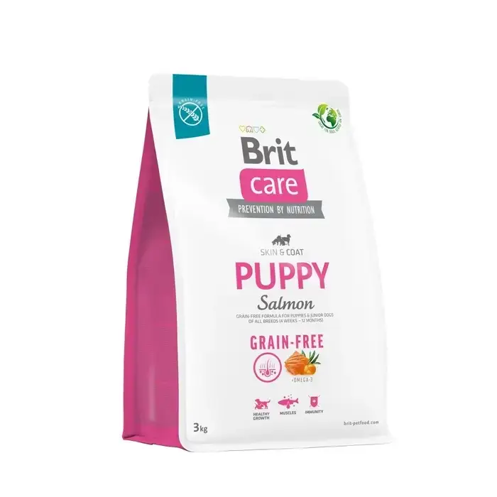 Brit Care Grain-free Puppy Salmon 3 кг беззерновий корм для цуценят із лососем1