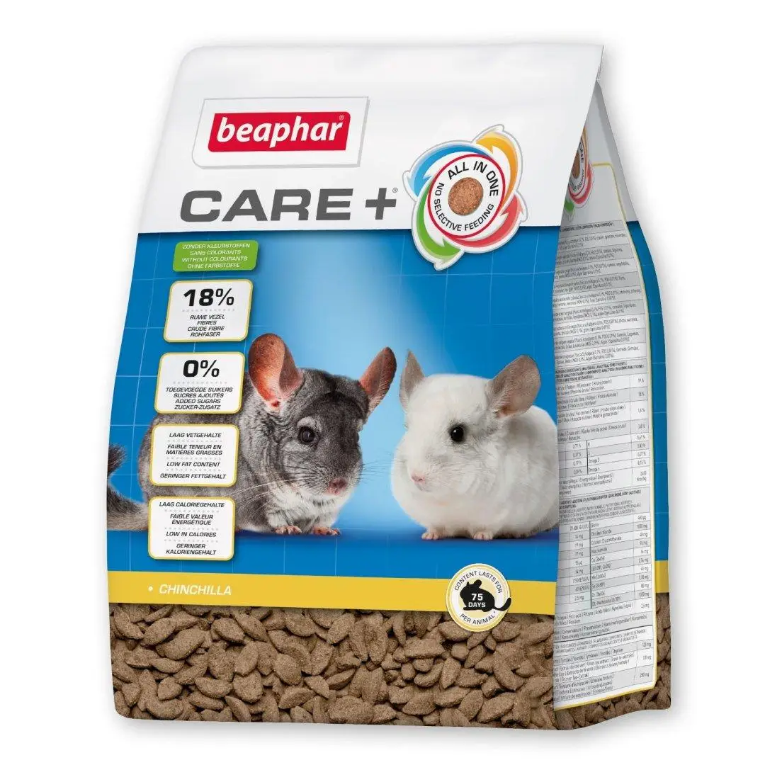 Beaphar Care + Chinchilla Корм ​​для шиншил 1,5кг (18405)1