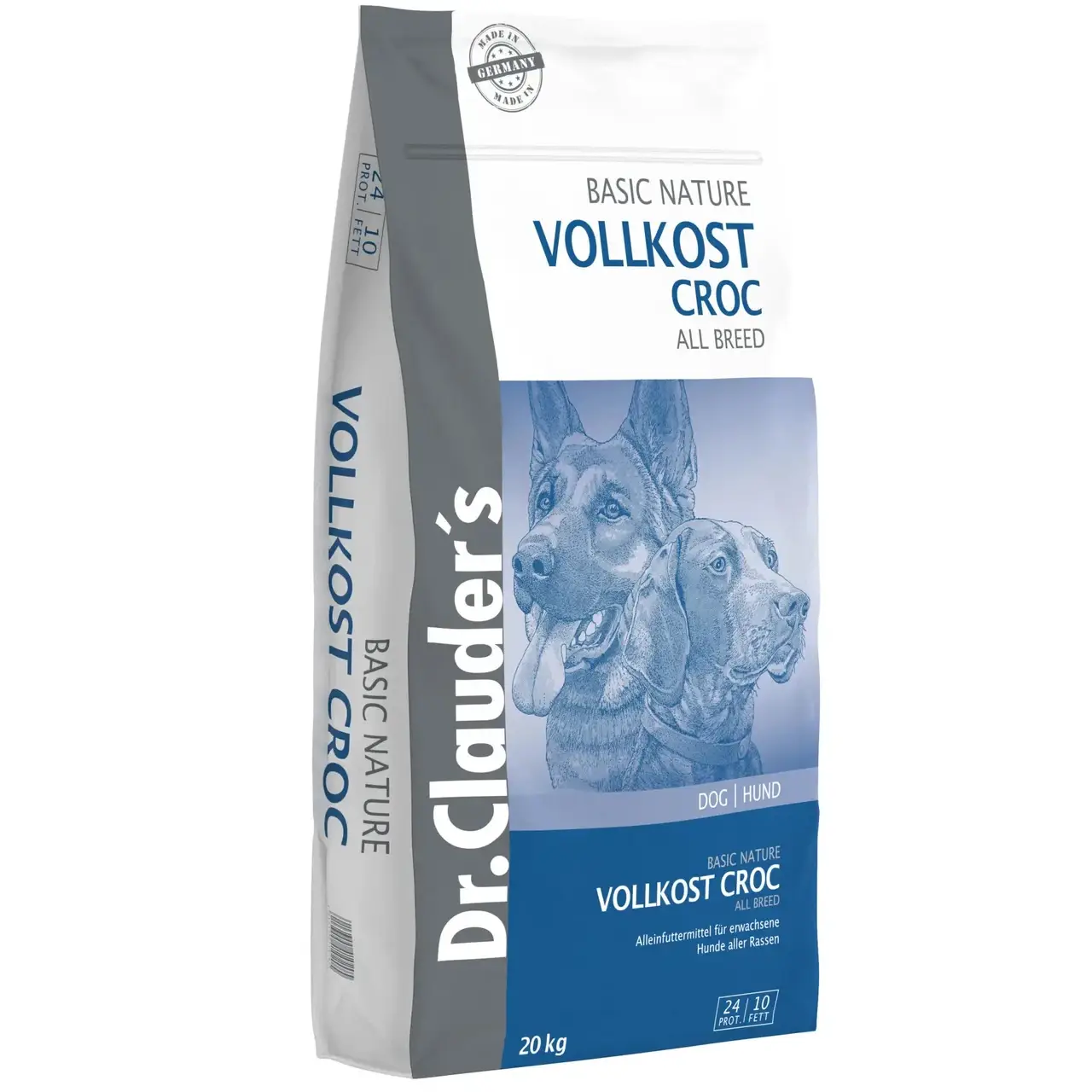 Dr.Clauder’s Basic Nature Vollkost Croc 20 кг корм для собак всіх порід1