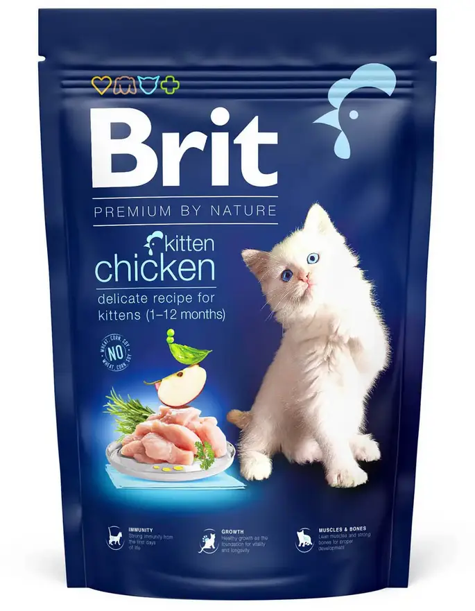 Brit Premium by Nature Cat Kitten 0,570 кг (на вагу) корм для котят1