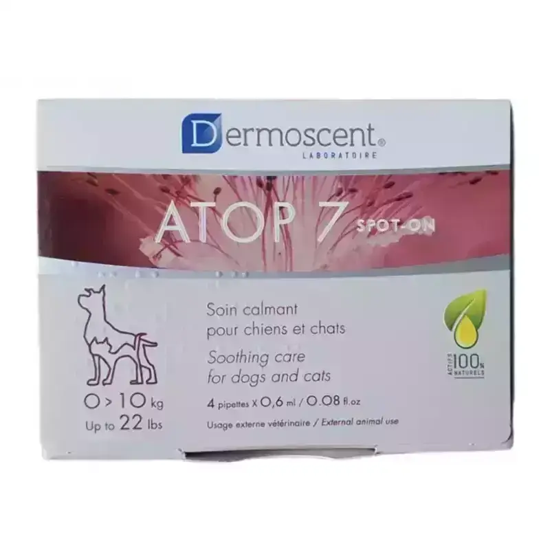 Dermoscent ATOP 7 краплі на холку при дерматитах і роздратова...