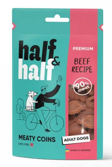 Half&Half ласощі для собак 100 г (яловичина)1
