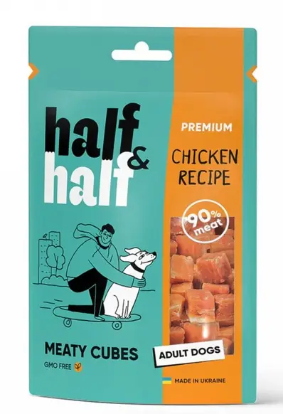 Half&Half ласощі для собак 100 г (курка)1