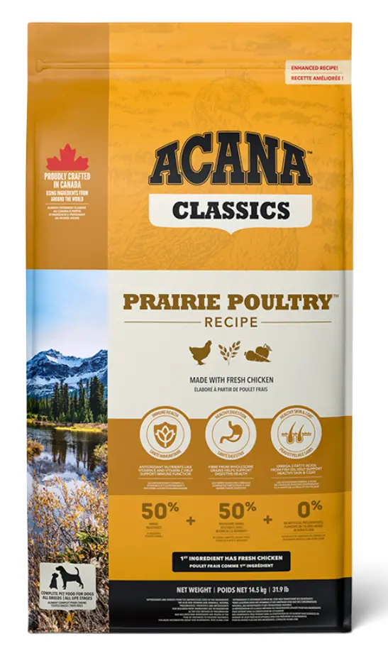 Acana Prairie Poultry Recipe 14,5 кг — корм для собак із курчам1