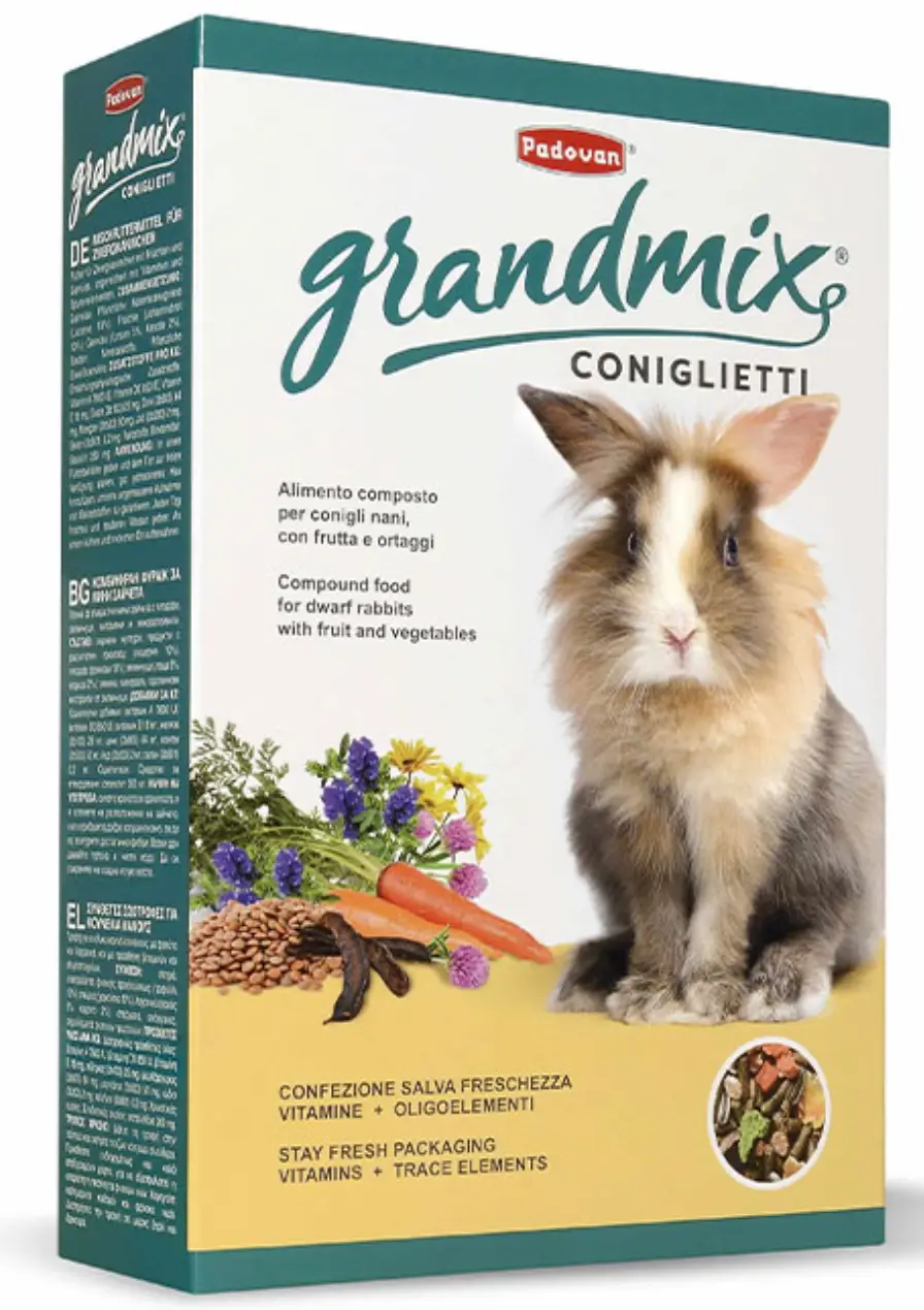 Padovan Grandmix Coniglietti 850г корм для кроликов1