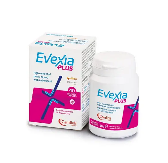 Candioli Evexia Plus 40таб - знеболювальне для собак та кішок1