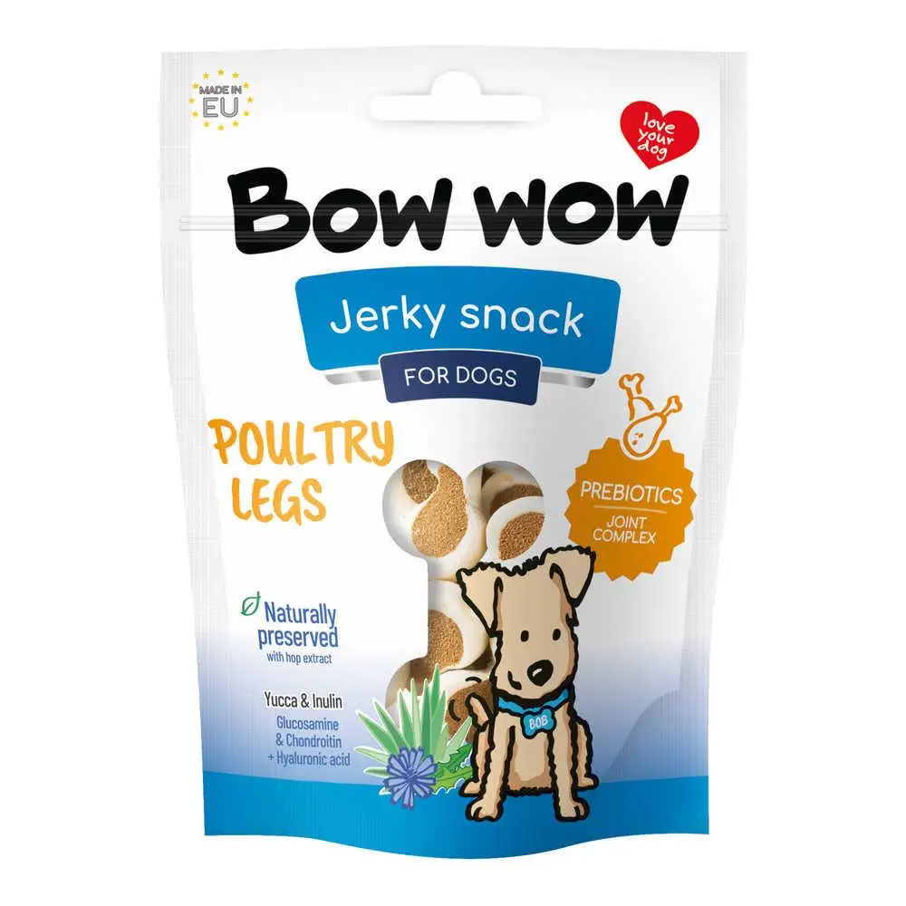 Bow wow снеки с курицей для собак 80г1