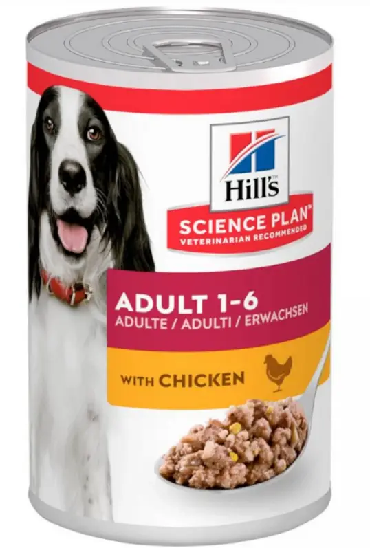 Hill's Wet SP Canine Adult Chicken консерва для собак 370 г (курка)1