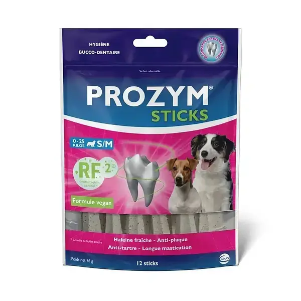 Prozym S/M жувальні стіки для собак 12 шт...