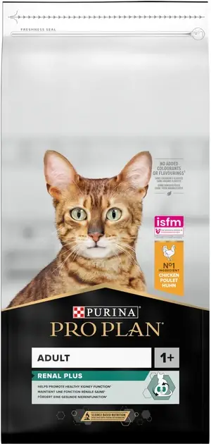 Pro Plan Adult 1+ Renal Plus Cat 350г для котів (курка 21%)1