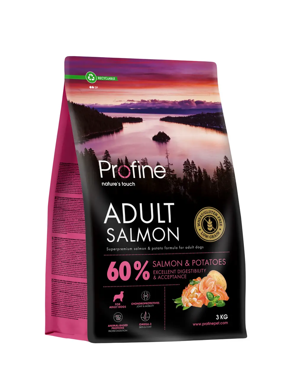 Profine Adult Salmon корм для собак 3 кг (лосось)1
