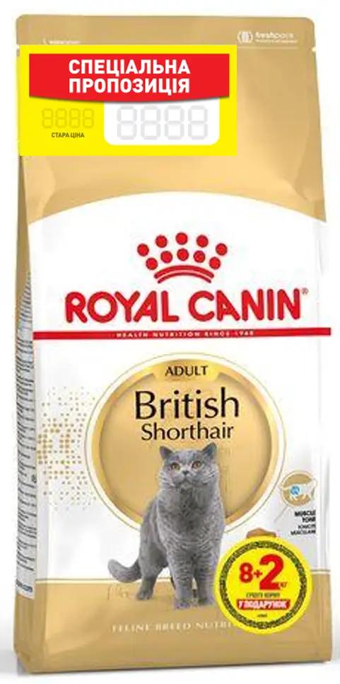 Royal Canin British shorthair 10кг - корм для дорослих кішок ...