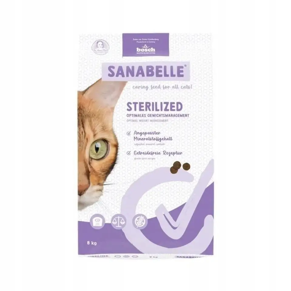 Bosch Sanabelle Sterilized 8 кг корм для стерилізованих кішок...