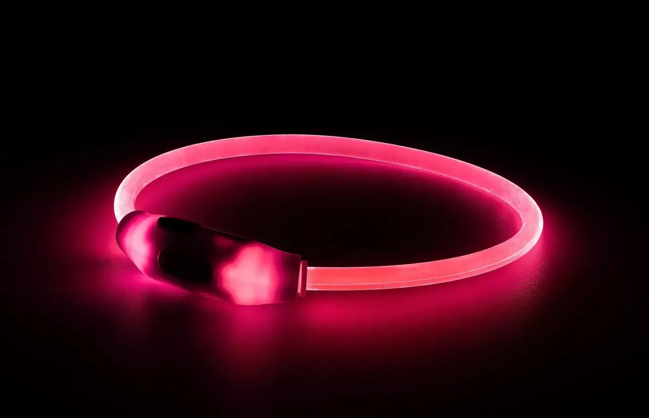 Happet нашийник (USB) світловий для собак 70 см (червоний)...