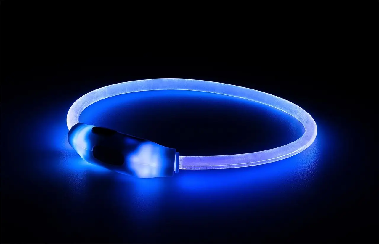 Happet нашийник (USB) світловий для собак 50 см (синій)...